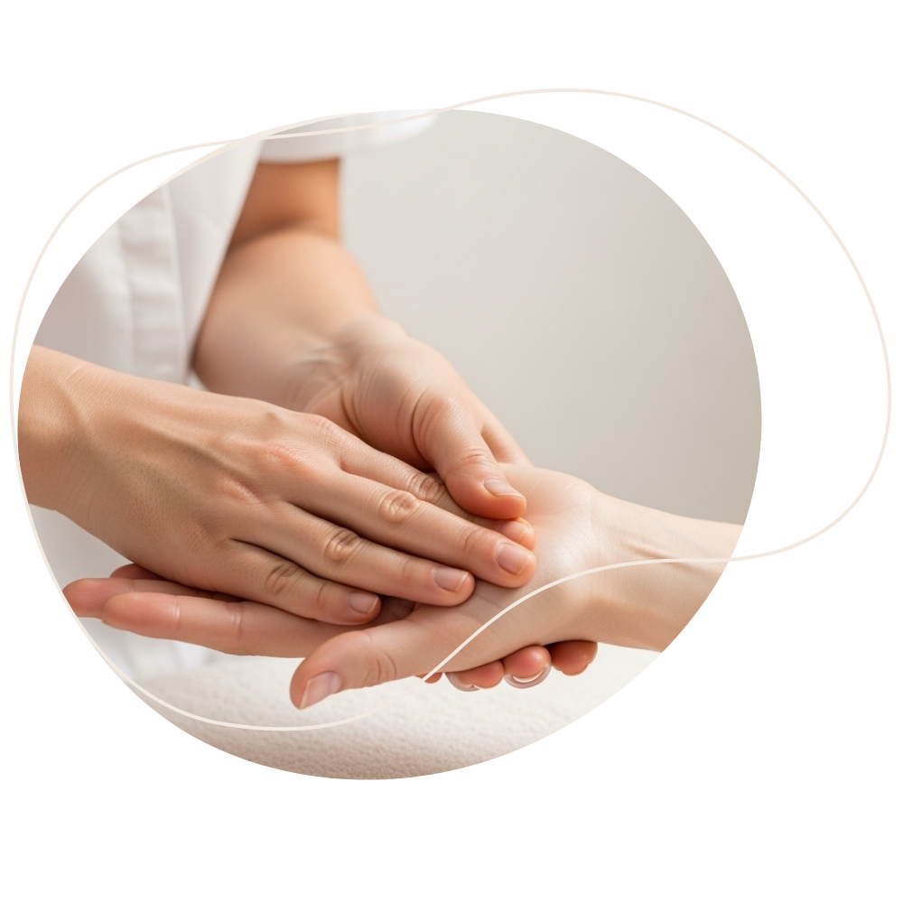 Massöör masseerib käsi